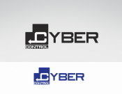 Projekt graficzny, nazwa firmy, tworzenie logo firm Cyber-Control - kwiatekman