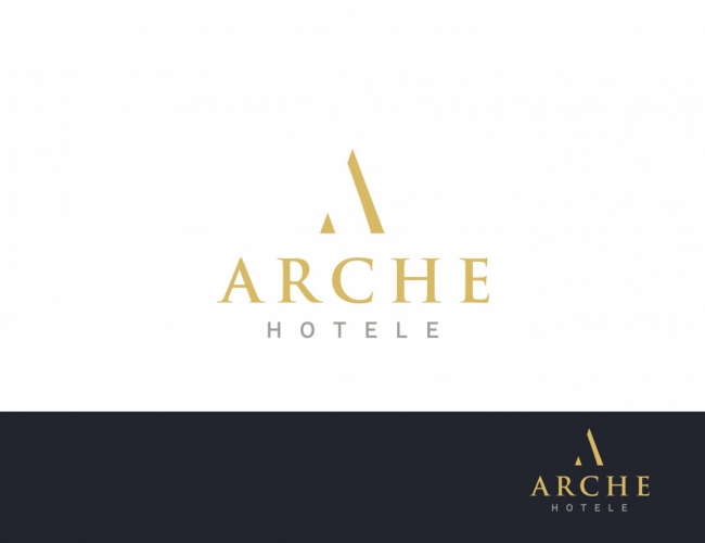 Projektowanie logo dla firm,  Logo - ARCHE HOTELE, logo firm - CELID