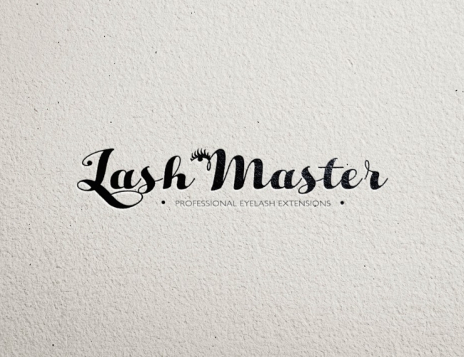 Projektowanie logo dla firm,  Logo dla stylisty rzęs, logo firm - LashMaster