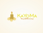 Projekt graficzny, nazwa firmy, tworzenie logo firm logo dla firmy KaYoMa Yoga & Massage - TurkusArt