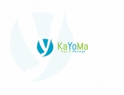 Projekt graficzny, nazwa firmy, tworzenie logo firm logo dla firmy KaYoMa Yoga & Massage - ADesigne