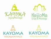 Projekt graficzny, nazwa firmy, tworzenie logo firm logo dla firmy KaYoMa Yoga & Massage - piotr creo