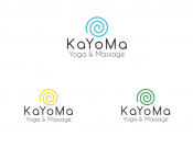Projekt graficzny, nazwa firmy, tworzenie logo firm logo dla firmy KaYoMa Yoga & Massage - KaKa
