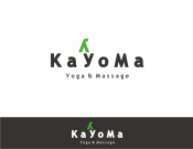 Projekt graficzny, nazwa firmy, tworzenie logo firm logo dla firmy KaYoMa Yoga & Massage - zpdd
