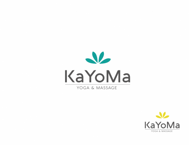 Projektowanie logo dla firm,  logo dla firmy KaYoMa Yoga & Massage, logo firm - okropnaa