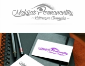 Projekt graficzny, nazwa firmy, tworzenie logo firm logo makijaz permanentny katarzyna c - wezgrafika