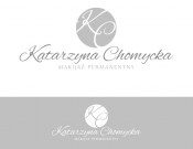 Projekt graficzny, nazwa firmy, tworzenie logo firm logo makijaz permanentny katarzyna c - KaKa