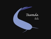 Projekt graficzny, nazwa firmy, tworzenie logo firm Logo hodowli ryb TAWADA S.C. - homocoloris