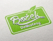 Projekt graficzny, nazwa firmy, tworzenie logo firm Logo dla delikatesów Bożek - wezgrafika