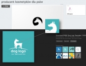 Projekt graficzny, nazwa firmy, tworzenie logo firm producent kosmetyków dla psów - Blanker