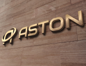 Projekt graficzny, nazwa firmy, tworzenie logo firm Logo firmy Aston - tyna