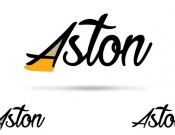 Projekt graficzny, nazwa firmy, tworzenie logo firm Logo firmy Aston - wezgrafika