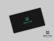Projekt graficzny, nazwa firmy, tworzenie logo firm Logo kancelarii podatkowej BIALTAX - malarz