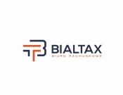Projekt graficzny, nazwa firmy, tworzenie logo firm Logo kancelarii podatkowej BIALTAX - stone