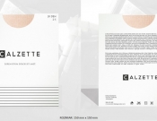 Projekt graficzny, nazwa firmy, tworzenie logo firm Opakowanie rajstop - Calzette - mal.gosia