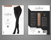 Projekt graficzny, nazwa firmy, tworzenie logo firm Opakowanie rajstop - Calzette - Heiser