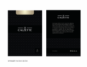 Projekt graficzny, nazwa firmy, tworzenie logo firm Opakowanie rajstop - Calzette - magdalena.mw