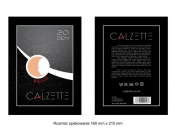 Projekt graficzny, nazwa firmy, tworzenie logo firm Opakowanie rajstop - Calzette - kotarska