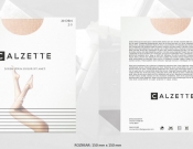 Projekt graficzny, nazwa firmy, tworzenie logo firm Opakowanie rajstop - Calzette - mal.gosia