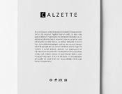 Projekt graficzny, nazwa firmy, tworzenie logo firm Opakowanie rajstop - Calzette - maoia