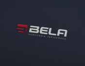 Projekt graficzny, nazwa firmy, tworzenie logo firm Nowe Logo Hurtownia Tapicerska BELA - tyna