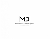 Projekt graficzny, nazwa firmy, tworzenie logo firm Logo Makijaz Permanentny Magdalena D - stone