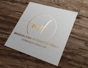 Projekt graficzny, nazwa firmy, tworzenie logo firm Logo Makijaz Permanentny Magdalena D - emigiz