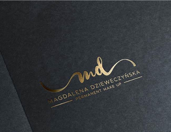 Projektowanie logo dla firm,  Logo Makijaz Permanentny Magdalena D, logo firm - magda-d1
