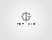 Projekt graficzny, nazwa firmy, tworzenie logo firm logo dla firmy transportowo - geodez - p.design