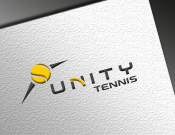 Projekt graficzny, nazwa firmy, tworzenie logo firm Logo dla akademii tenisa - P4vision