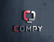 Projekt graficzny, nazwa firmy, tworzenie logo firm Logo dla firmy komputerowej - dobrelogo