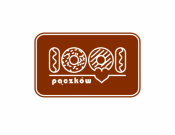 Projekt graficzny, nazwa firmy, tworzenie logo firm Logo - kawiarnia -pączkarnia - ApePolacco