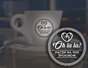 Projekt graficzny, nazwa firmy, tworzenie logo firm Logo - kawiarnia -pączkarnia - landmark