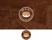 Projekt graficzny, nazwa firmy, tworzenie logo firm Logo - kawiarnia -pączkarnia - myConcepT
