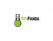 Projekt graficzny, nazwa firmy, tworzenie logo firm Fit-Panda -  firmy z branży fitness - bugart