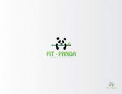Projekt graficzny, nazwa firmy, tworzenie logo firm Fit-Panda -  firmy z branży fitness - ADesigne