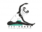 Projekt graficzny, nazwa firmy, tworzenie logo firm Fit-Panda -  firmy z branży fitness - Stary_Marynarz