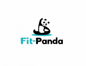 Projekt graficzny, nazwa firmy, tworzenie logo firm Fit-Panda -  firmy z branży fitness - loko