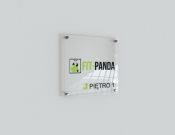 Projekt graficzny, nazwa firmy, tworzenie logo firm Fit-Panda -  firmy z branży fitness - Halindor