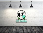Projekt graficzny, nazwa firmy, tworzenie logo firm Fit-Panda -  firmy z branży fitness - huberttyl22