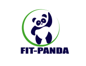 Projekt graficzny, nazwa firmy, tworzenie logo firm Fit-Panda -  firmy z branży fitness - QFlame