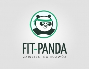 Projekt graficzny, nazwa firmy, tworzenie logo firm Fit-Panda -  firmy z branży fitness - froobel