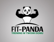 Projekt graficzny, nazwa firmy, tworzenie logo firm Fit-Panda -  firmy z branży fitness - plejus