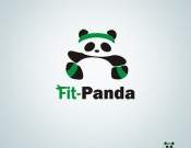 Projekt graficzny, nazwa firmy, tworzenie logo firm Fit-Panda -  firmy z branży fitness - raila