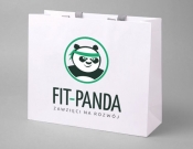 Projekt graficzny, nazwa firmy, tworzenie logo firm Fit-Panda -  firmy z branży fitness - froobel