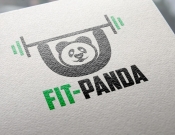 Projekt graficzny, nazwa firmy, tworzenie logo firm Fit-Panda -  firmy z branży fitness - feim
