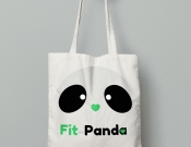 Projekt graficzny, nazwa firmy, tworzenie logo firm Fit-Panda -  firmy z branży fitness - Coco