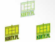 Projekt graficzny, nazwa firmy, tworzenie logo firm korty.pl - logo - KamilNorwid1991