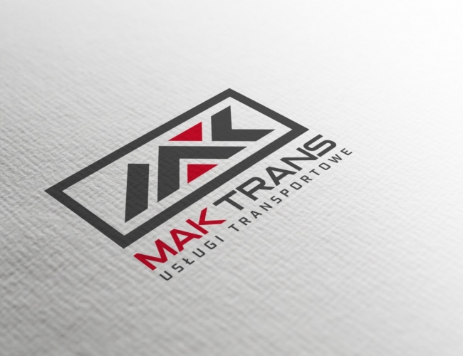 Projektowanie logo dla firm,  Logo dla spedycji drogowej, logo firm - Maktrans