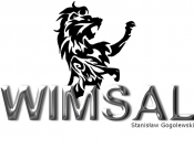 Projekt graficzny, nazwa firmy, tworzenie logo firm WIMSAL - HANDEL PRODUKCJA / OBRÓBKA  - Masiu